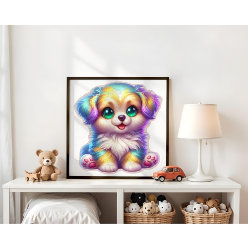 Puzzle Drewniane Piesek 51 elementów